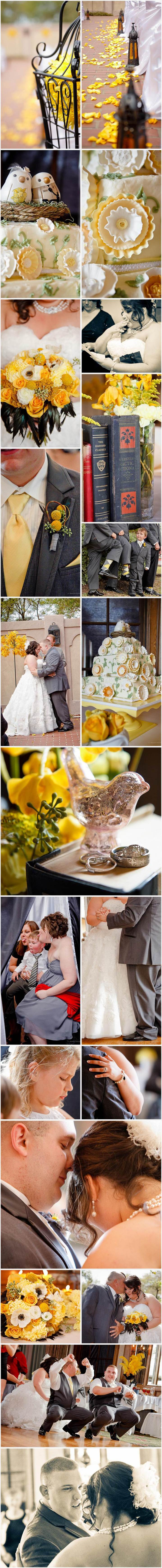 Lanie - C Baron Photography Yellow, Grey, Silver, Birds, Wedding, houston Wedding Photographer, Houston Wedding Videographer, Swanky Photobooth,