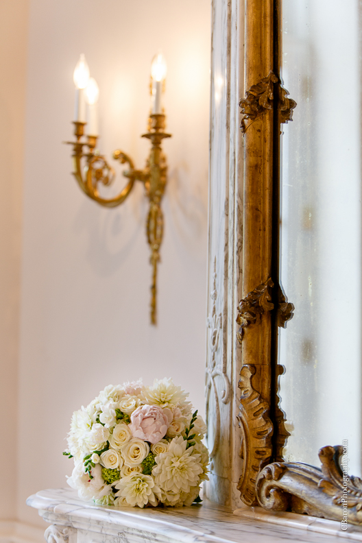 C. Baron Photography, Houston Wedding Photographer, Chateau Cocomar, elegant, classic, ballroom, chandelier, fireplace, fall, statue