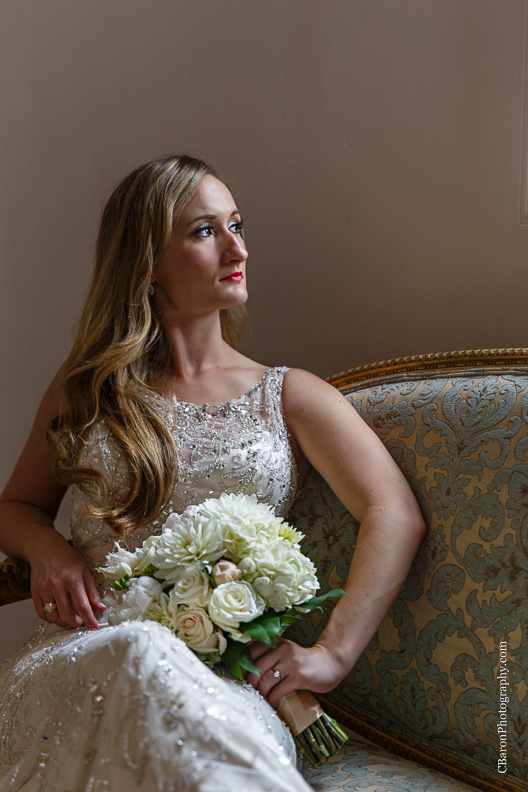 C. Baron Photography, Houston Wedding Photographer, Chateau Cocomar, elegant, classic, ballroom, chandelier, fireplace, fall, statue