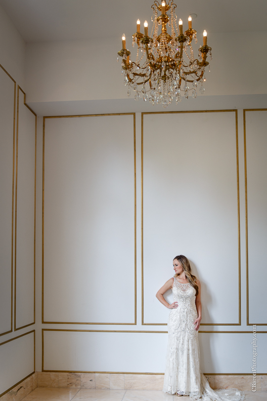 C. Baron Photography, Houston Wedding Photographer, Chateau Cocomar, elegant, classic, ballroom, chandelier, fireplace, fall, statue