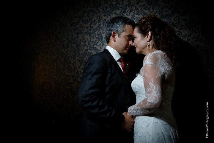 C. Baron Photography, Houston Wedding Photographer, Hotel Julien, Dubuque Iowa, red, historic, boutique hotel, Al Capone, Monique Lhuillier. lace