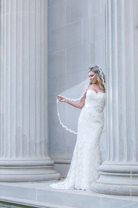 C. Baron Photography, Houston Wedding Photographer, Museum District, Hotel ZaZa, Museum of Fine Arts Houston, MFA, strapless, spring, elegant, classic, traditional, columns