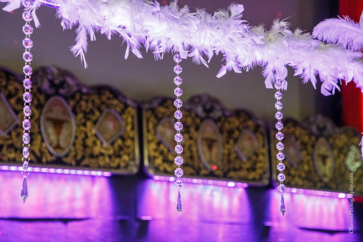 C. Baron Photography, Houston Wedding Photography, Majestic Metro, downtown Houston, gold, Gatsby, bride, groom, 20's, Hotel Icon, old movie theater, royals royce, feathers, beads