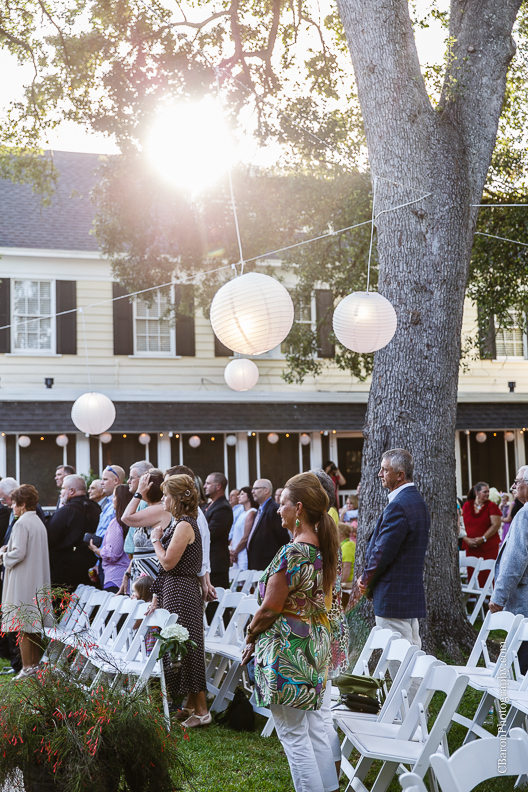 C. Baron Photography, backyard, Beaumont Wedding Photographer, Calder Place, candleabra, candles, elegant, historic neighborhood, Houston Wedding Photographer, lace, magnolia, oak tree, paper lanterns, pink, southern, spring, Texas