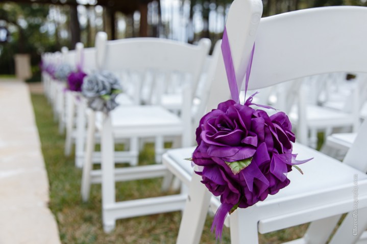 C. Baron Photography, Houston Wedding Photographer, Crystal Springs, Magnolia Texas, Magnolia Wedding Photographer, outdoor wedding, purple, red, Oleg Cassini, illusion neckline, tea length, tatoo, brooch bouquet, birdcage veil, rockabilly, edgy, sunset