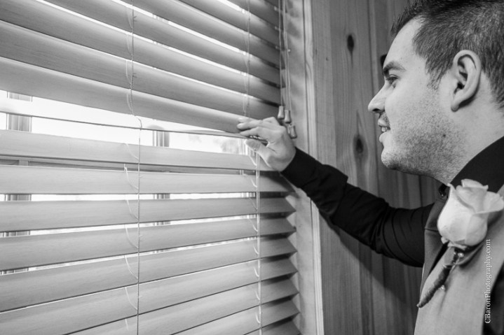 C. Baron Photography, Houston Wedding Photographer, Crystal Springs, Magnolia Texas, Magnolia Wedding Photographer, outdoor wedding, purple, red, Oleg Cassini, illusion neckline, tea length, tatoo, brooch bouquet, birdcage veil, rockabilly, edgy, sunset