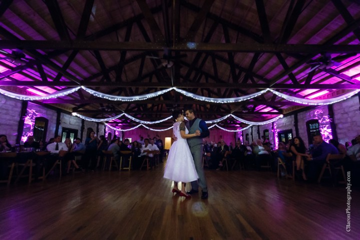 C. Baron Photography, Houston Wedding Photographer, Crystal Springs, Magnolia Texas, Magnolia Wedding Photographer, outdoor wedding, purple, red, Oleg Cassini, illusion neckline, tea length, tatoo, brooch bouquet, birdcage veil, rockabilly, edgy, sunset