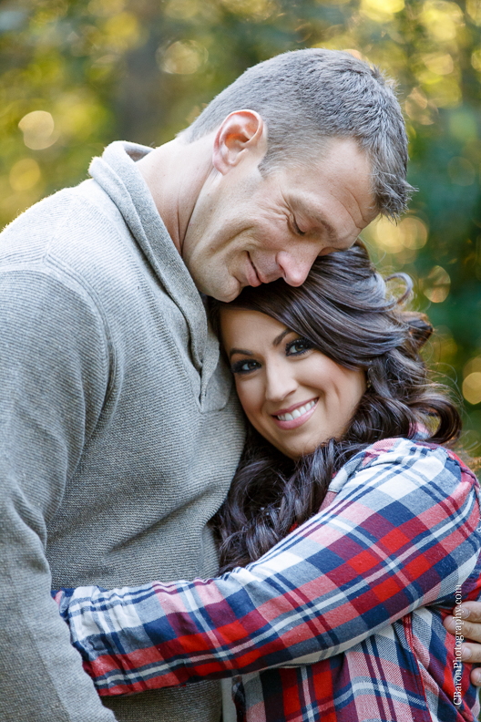 C. Baron Photography, Houston Engagement Photographer, autumn, barn, chair, chandeliers, couple, fall, flowers, rustic, spanish moss, cyclamen, hydrangeas, logs, dogs, flannel, boots, candles