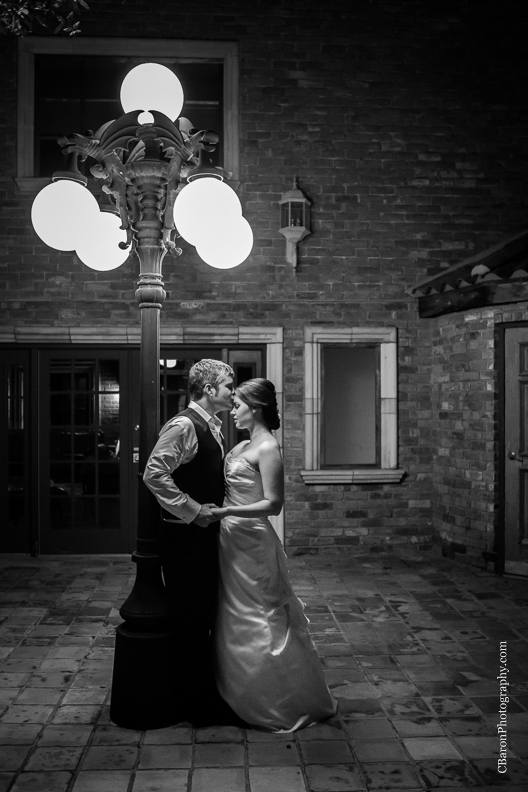 C. Baron Photography, Houston Wedding Photographer, The Gallery, couple, fire truck, HFD, black, white, white flowers, birdseed, first look, sunset, groom, bride, November, fall