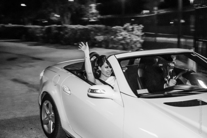 C. Baron Photography, Houston Wedding Photographer, The Gallery, couple, fire truck, HFD, black, white, white flowers, birdseed, first look, sunset, groom, bride, November, fall