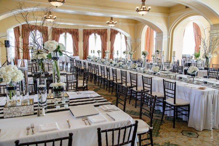 C. Baron Photography, Galveston Wedding Photographer, Hotel Galvez and Spa, beach, black, white, bride, groom, couple, Centennial Lawn, Music Hall, Downtown Blooms, Pleasure Pier, seawall, birds, sparklers, fit and flair gown, ruffles, June