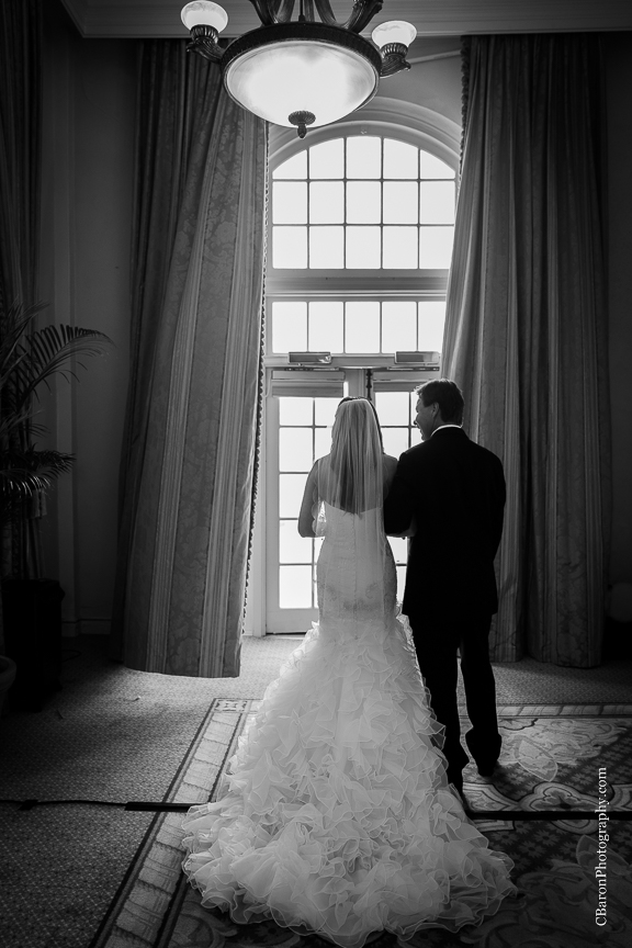 C. Baron Photography, Galveston Wedding Photographer, Hotel Galvez and Spa, beach, black, white, bride, groom, couple, Centennial Lawn, Music Hall, Downtown Blooms, Pleasure Pier, seawall, birds, sparklers, fit and flair gown, ruffles, June