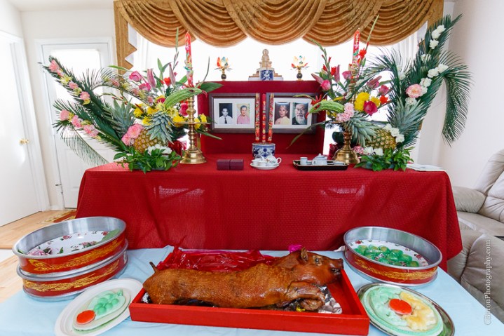 C. Baron Photography, Houston Wedding Photographer, blush, red, bride, groom, confetti cannons, confettti poppers, glow sticks, gold, firecrackers, roasted pig, bubbles, tea ceremony, incense sticks