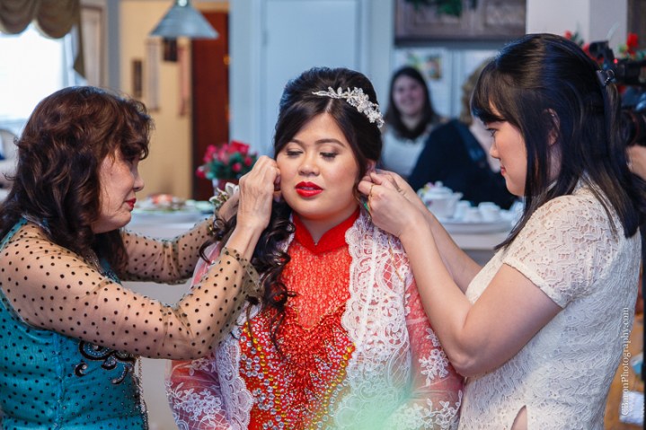 C. Baron Photography, Houston Wedding Photographer, blush, red, bride, groom, confetti cannons, confettti poppers, glow sticks, gold, firecrackers, roasted pig, bubbles, tea ceremony, incense sticks