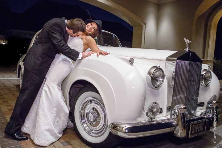 C. Baron Photography, Houston Wedding Photographer, Royal Oaks Country Club, Winnie Couture, spring, gold, groom, May, outdoor wedding, pink, purple, Royals Royce, wine, golf course, fit and flare gown, wine corks, first look, birdcage veil, bride, Texas