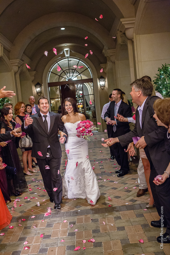 C. Baron Photography, Houston Wedding Photographer, Royal Oaks Country Club, Winnie Couture, spring, gold, groom, May, outdoor wedding, pink, purple, Royals Royce, wine, golf course, fit and flare gown, wine corks, first look, birdcage veil, bride, Texas