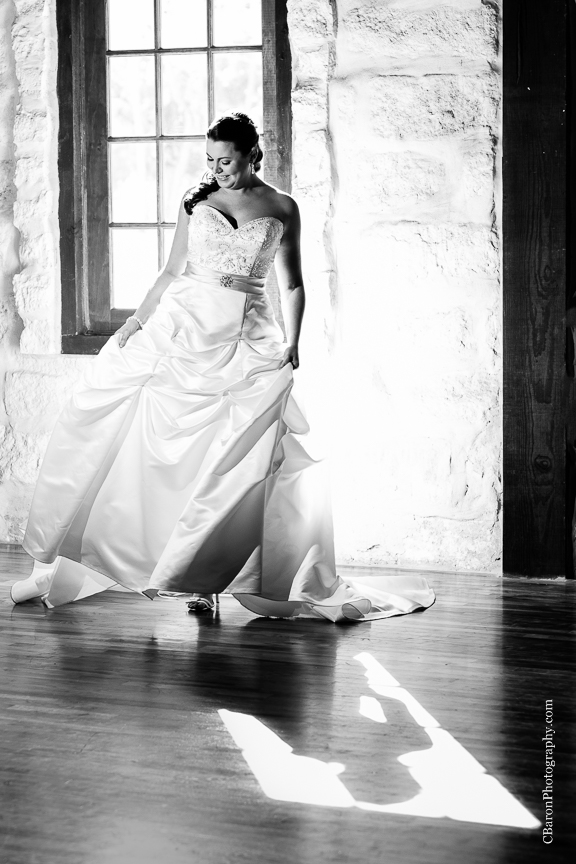 C. Baron Photography, Houston Wedding Photographer, Angleton Wedding Photographer, Brazos Springs, Out Under the Trees, bridals, strapless gown, red, orange, cowboy boots, fields veil, rustic, country, Texas