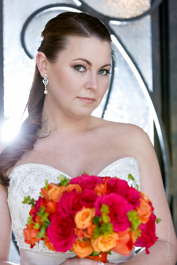 C. Baron Photography, Houston Wedding Photographer, Angleton Wedding Photographer, Brazos Springs, Out Under the Trees, bridals, strapless gown, red, orange, cowboy boots, fields veil, rustic, country, Texas