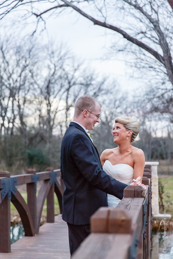 C. Baron Photography, Pecan Springs, Brookshire, Texas, Houston Wedding Photographer, Aggies, blue, brooch bouquet, bubbles, country, couple, bride, January rustic, strapless, swanky photobooth, Texas A&M, winter, groom, trees