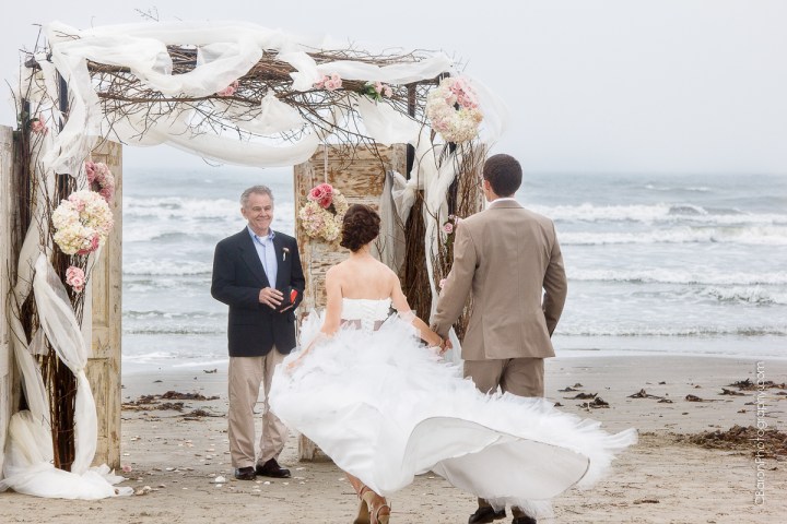 Galveston Wedding Photographer, elopement, Tremont House, Hotel Galvez and Spa, beach, waves, sand, pink, gold, shabby chic, seashells, groom, bride, Floral Events, seagulls. old doors, Style Me Pretty, C. Baron Photography, couple, Houston Wedding Photographer, ombre cake, Texas, high low hem, April, elope, Galvez, misty, roses, ranunculus, seawall, strapless, tulle, vintage