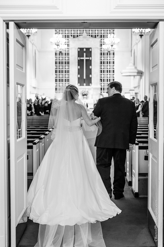 C. Baron Photography, Houston Wedding Photographer, Allure, bride, First Look, groom, Maggiano's Little Italy, St. Luke's United Methodist Church, strapless, fox stole, snow, bouquet, cathedral veil, roses, LSU, football helmet, Texas A&M, TAMU, Aggie War Hymn, cupcakes, baby's breath, classic, elegant, winter