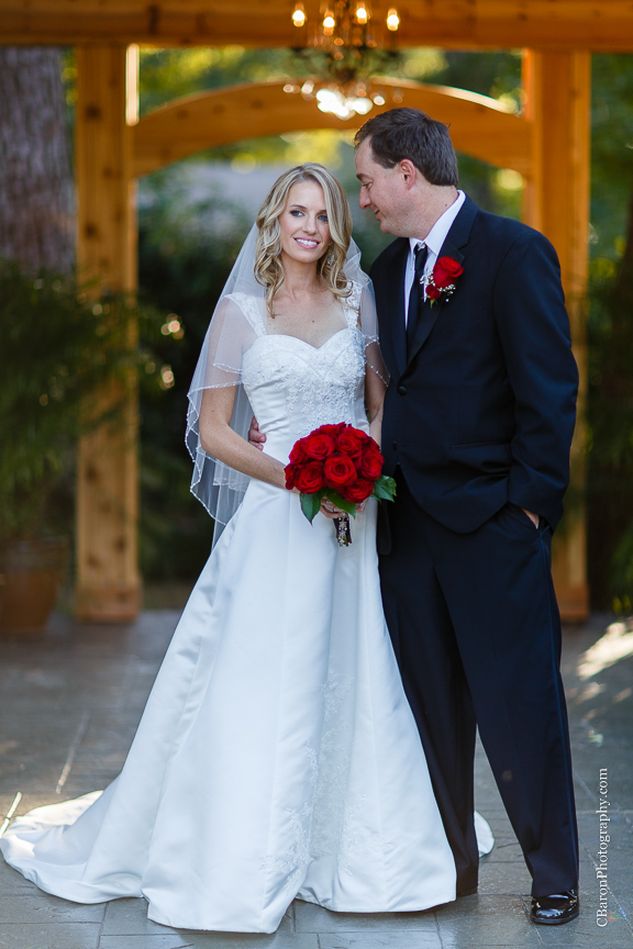 C. Baron Photography, Houston Wedding Photographer, Shirley Acres, couple, first look, bride, groom, red, roses, sparklers, Alfred Angelo, veil, bouquet, garden, garden wedding, sunset, Swanky Photobooth, Texas