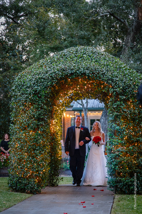 C. Baron Photography, Houston Wedding Photographer, Shirley Acres, couple, first look, bride, groom, red, roses, sparklers, Alfred Angelo, veil, bouquet, garden, garden wedding, sunset, Swanky Photobooth, Texas