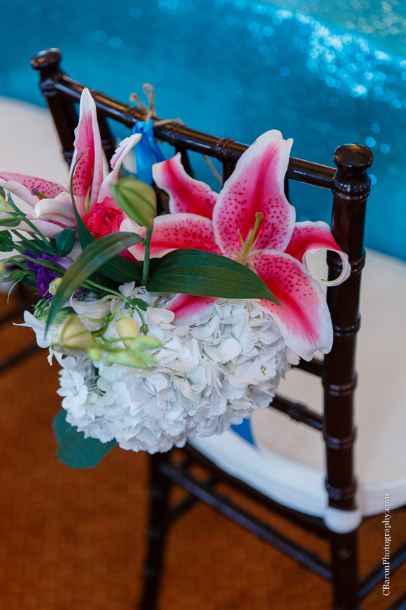 C. Baron Photography; Casablanca lilies; Cinderella cake; Couple; Galveston Wedding Photographer; Hotel Galvez; Houston Wedding Photographer; Music Hall; Spring; Strapless; Texas; blue; blue galaxy orchid; bride; confetti; dendrobium; first look; galveston; groom; lace; purple; rain; reception; sand; seawall; ceremony; singapore orchid; teal; 