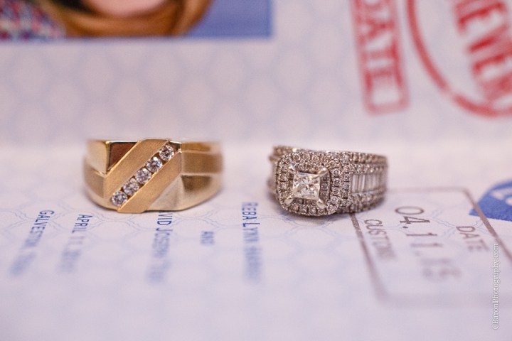 C. Baron Photography; Casablanca lilies; Cinderella cake; Couple; Galveston Wedding Photographer; Hotel Galvez; Houston Wedding Photographer; Music Hall; Spring; Strapless; Texas; blue; blue galaxy orchid; bride; confetti; dendrobium; first look; galveston; groom; lace; purple; rain; reception; sand; seawall; ceremony; singapore orchid; teal; 