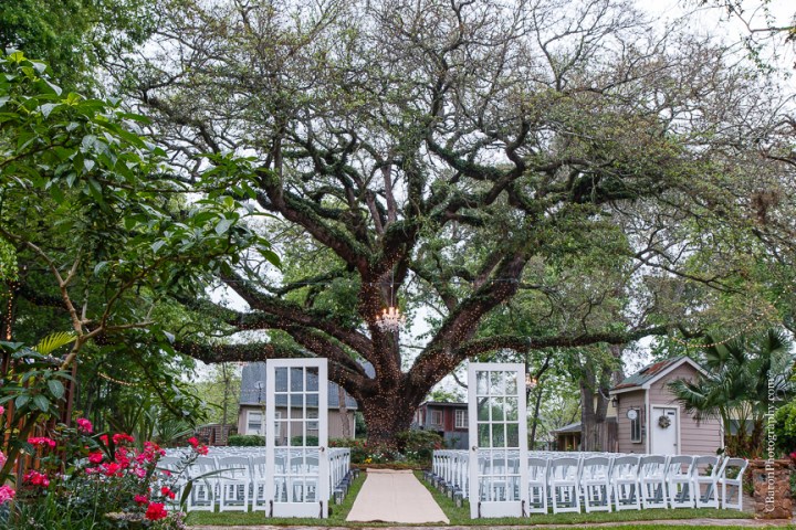 Aggie; Aggie Ring Cake; Astilbe; Ball gown; C. Baron Photography; Gold; Houston Wedding Photographer; Ivory; Live Oak; Oak Tree Manor; Pink; Rainy; Spring; Strapless; Texas; Umbrellas; Vintage; Wedding; Woodlands Wedding Photographer; ceremony; cord ceremony; outdoor; reception; roses; 