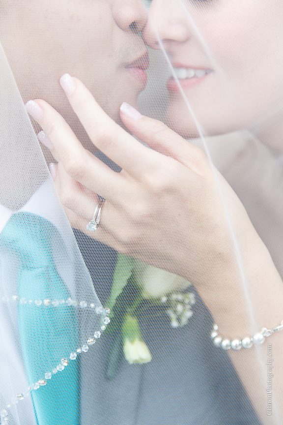 C. Baron Photography, Christ Chapel, Aston Villa, Galveston Wedding Photographer, Houston Wedding Photographer, Galveston Historical Foundation, Four Points by Sheraton, roses, hydrangeas, white, blue, bride, groom, couple, veil, church bell, chandelier, La Kings, strapless gown, Justin Alexander, March