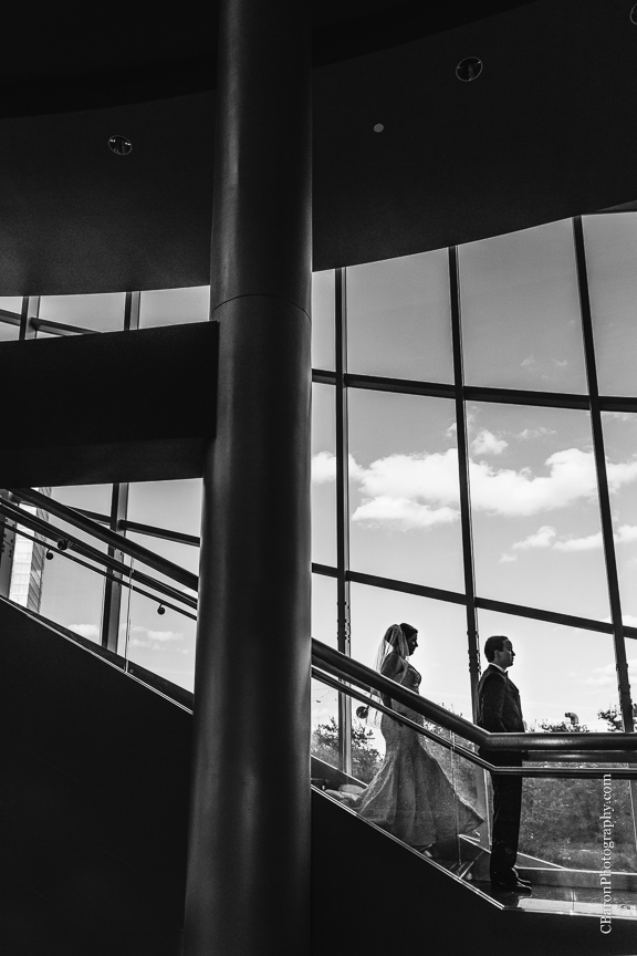 2014, black C. Baron Photography, Discovery Green, dountown, fall, bubbles, Hilton Americas, Houston, Houston Wedding Photographer, October, park, strapless, Texas, The Grove, Treehouse, white metallic, Oleg Cassini