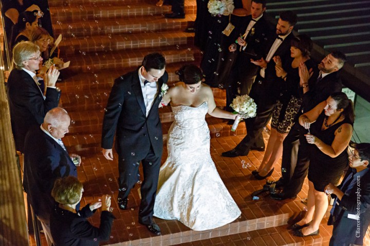 2014, black C. Baron Photography, Discovery Green, dountown, fall, bubbles, Hilton Americas, Houston, Houston Wedding Photographer, October, park, strapless, Texas, The Grove, Treehouse, white metallic, Oleg Cassini