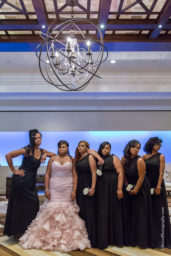 Baby's breath; Black Tie; Blush gown; Brooch Bouquet; Brooch Boutin boutonnière; C. Baron Photography; Clutch purse; Downtown Houston; Evening; First look. Spring; Houston Wedding PHotographer; Swanky Photobooth; Texas; The Sam Houston Hotel; Veranda; blush; strapless;