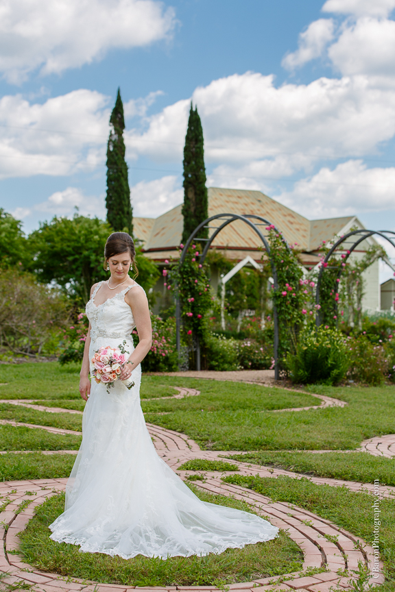 Antique Rose Emporum; Beaded belt; Brenham; Bridals; C. Baron Photography; Formals; Garden; Houston Wedding Photographer; Independence; Lace dress; Shabby Chic; Spring; Spring Wedding Photographer; Sunny; Texas; Woodlands Wedding Photographer; blue skies; 