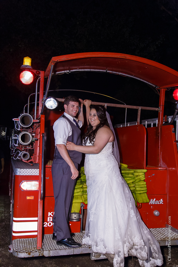 Anniversary Dance; Baby's breath; Blush; C. Baron Photography; Christmas Lights; Couple; FDNY; Fire truck leave; Fireman; Houston Wedding Photographer; Lace; Live Oak; Oak Tree Manor; Outdoor Ceremony; Rain; Reception; Shoe game; Spring; Stiing Quartet; Strapless; Swanky Photobooth; Texas; Wedding; Woodlands Wedding Photographer; bubbles; burlap; pink; roses; rustic; shabby chic;