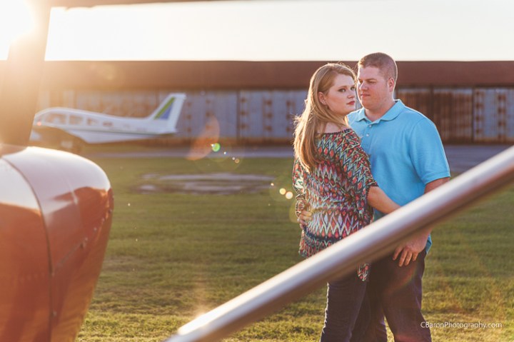 2014; Airplane; Airport; Airstrip; C. Baron Photography; Couple; Engagement; Engagement Photographer; Fall; Houston; Houston Wedding Photographer; Plane; Texas; Travel; 