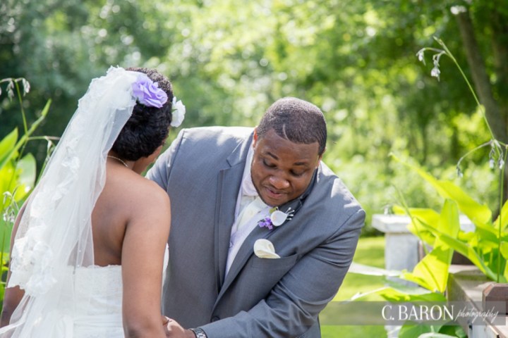 African-American; Brookshire; C. Baron Photography; Houston Wedding Photographer; Lavender; Lilac; Pecan Springs; Texas; Wedding; outdoor; 
