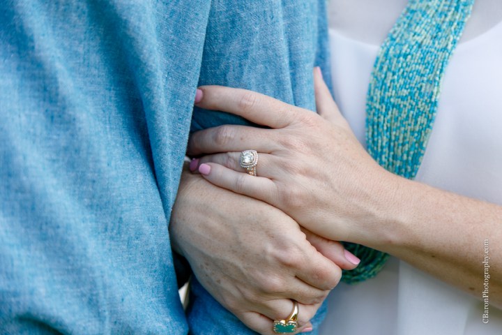 C. Baron Photography; Engagement; Houston; Houston Engagement Photographer; Texas; Woodlands Wedding Photographer; couple; creek; nature; park; sunset; trees; 