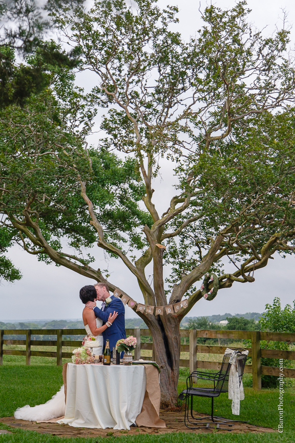 Bed & Breakfast; Brenham Wedding Photographer; C. Baron Photography; Country; Country Chic; Elopement; Gazebo; Homestead; Houston wedding PHotographer; Murski's; Old barn; Rustic; Shabby Chic; Vintage; blush; farm; lace; pink; rain; strapless gown; 