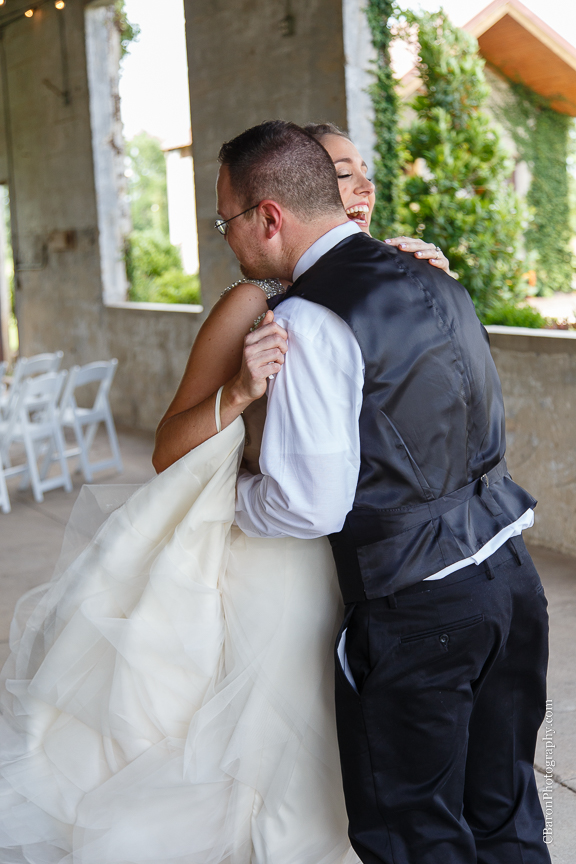 Houston Wedding Photographer; Olde Dobbin Station. Texas Wedding PHotographer; Texas; Woodlands Wedding Photographer; c. Baron Photography; first look; handerchief hem; lavendar; navy; outdoor ceremony; purple; shoe game; sparklers; wedding; white; 