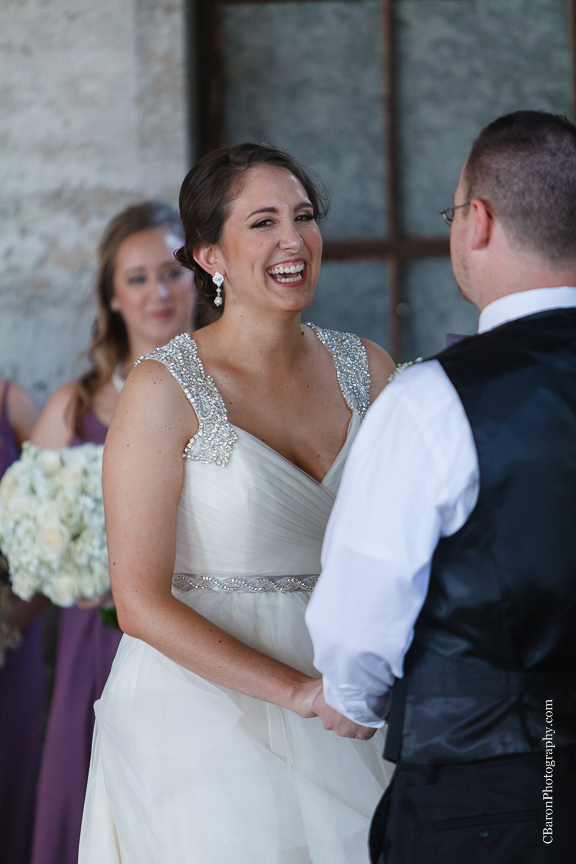 Houston Wedding Photographer; Olde Dobbin Station. Texas Wedding PHotographer; Texas; Woodlands Wedding Photographer; c. Baron Photography; first look; handerchief hem; lavendar; navy; outdoor ceremony; purple; shoe game; sparklers; wedding; white; 