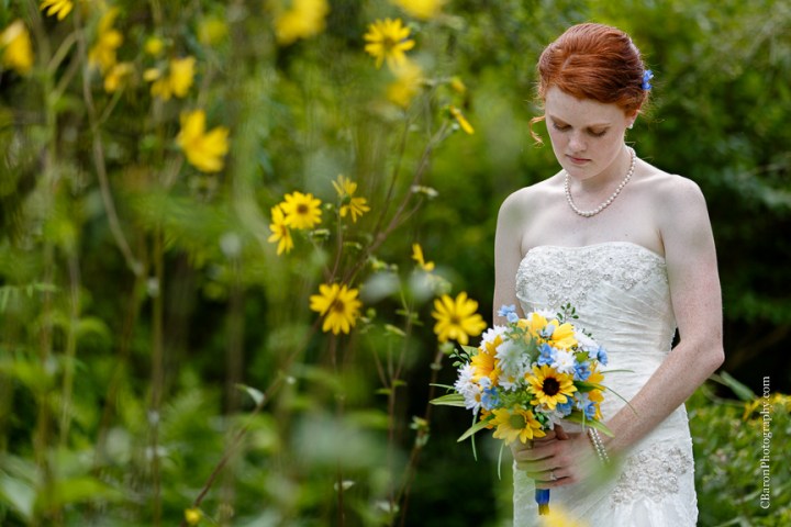 Aggies; Bridals; C. Baron Photography; Formals; Garden; Houston Wedding Photographer; Lace gown; Mercer; Spring; Strapless; Texas; Texas A&M; Woodlands Wedding PHotographer; flowers; gorgeous red hair; summer; sunflowers; 