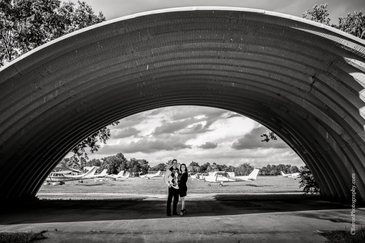 2013; Airport; C. Baron Photography; Houston Wedding Photographer; October; airstrip; chocolate lab; dog; e-session; engagement; monogram; nature; planes; purple; teal; turquoise; 