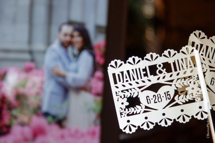 Agave Brothers; Agave Estates; Agave Real; Agave Road; C. Baron Photography; Dad's first look; First Look; Houston Wedding Photographer; Katy; Katy Wedding Photographers; Mediterranean; Papel picado; Texas; blue; bubbles; elegant; maracas; mariachis; outdoor ceremony; summer; tiffany blue; 