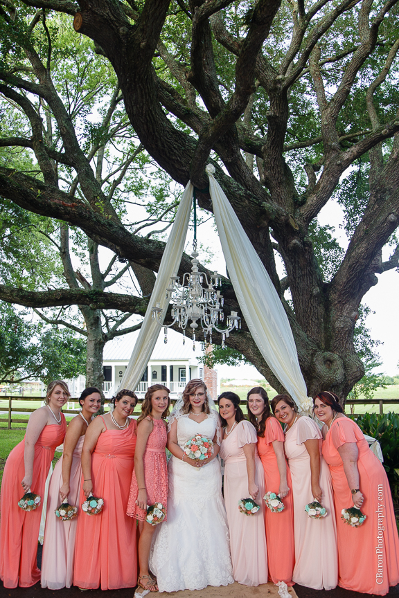 Beaumont Wedding Photographer; Bride; Broussard Farms; C. Baron Photography; Chandelier; Coral; Country. Under the tree; Couple; DIY; East Texas Weddings; Farm House; First Look; Groom; Houston Wedding Photographer; Live Oak; Mint Green; Outdoor ceremony; Paper Flowers; Peach; Ring Warming; Rustic; Sevenne Hall; Sparklers; Summer; Swag; Swanky Photobooth; Unity Cross; Vintage; Wedding; Wood Flowers; ombre; 