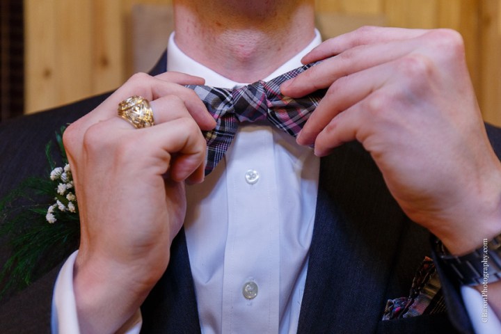 Aggies; C. Baron PHotography; Chandelier; Crystal Springs; First Look; Houston Wedding Photographer; Rain; Rainy Wedding; Southall; Texas A&M; War Hymn; Woodlands Wedding Photographer; bowtie; bride; couple; gray; grey; groom; lace gown; 