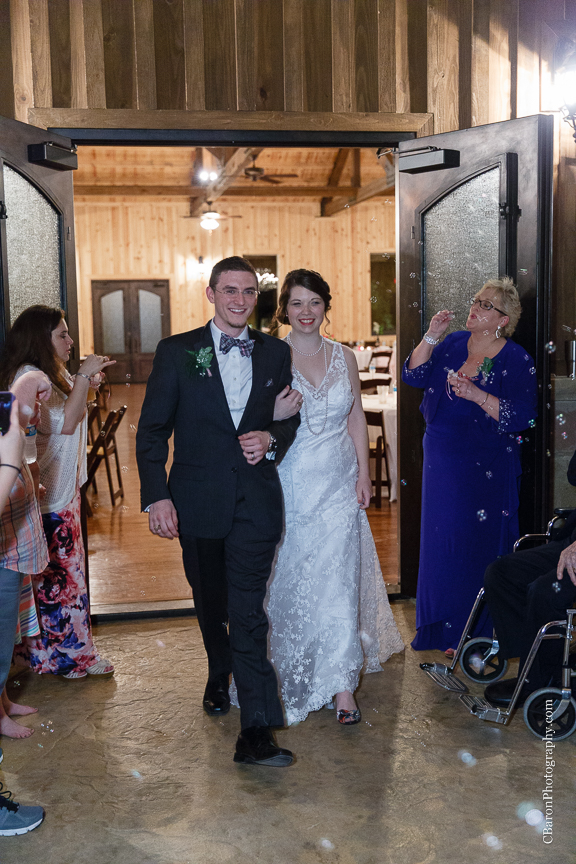 Aggies; C. Baron PHotography; Chandelier; Crystal Springs; First Look; Houston Wedding Photographer; Rain; Rainy Wedding; Southall; Texas A&M; War Hymn; Woodlands Wedding Photographer; bowtie; bride; couple; gray; grey; groom; lace gown; 