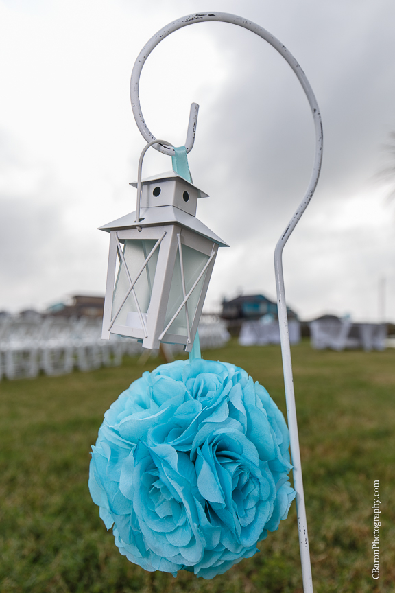 Aqua; Beach House; Beach Photographer; Beach Wedding; Blue; Bolivar Peninsula; C. Baron Photography; Crystal Beach; Crystal Beach Weddings; Galveston County; Galveston Wedding Photographer; Houston Wedding Photographer; Paper flowers; Tropical theme; Turquoise; barefoot; beach; brooch; coral; ferry; fireworks; gulf; lace gown; ocean; sand; sand dunes; sandals; sea; seashells; sunglasses; updo; waves; wayfarers; 