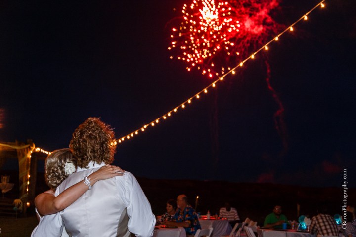 Aqua; Beach House; Beach Photographer; Beach Wedding; Blue; Bolivar Peninsula; C. Baron Photography; Crystal Beach; Crystal Beach Weddings; Galveston County; Galveston Wedding Photographer; Houston Wedding Photographer; Paper flowers; Tropical theme; Turquoise; barefoot; beach; brooch; coral; ferry; fireworks; gulf; lace gown; ocean; sand; sand dunes; sandals; sea; seashells; sunglasses; updo; waves; wayfarers; 